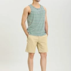 Allegra K Men's Striped Round Neck Color Block Sleeveless Basic Tank Top With Pocket 59 Allegra K Men's Striped Round Neck Color Block Sleeveless Basic Tank Top With Pocket
