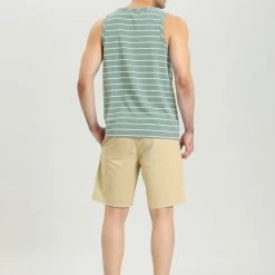 Allegra K Men's Striped Round Neck Color Block Sleeveless Basic Tank Top With Pocket 60 Allegra K Men's Striped Round Neck Color Block Sleeveless Basic Tank Top With Pocket