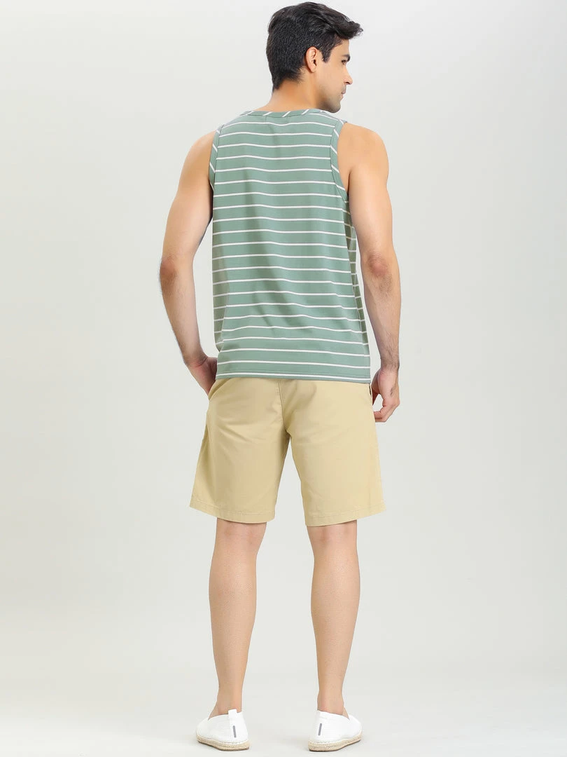 Allegra K Men's Striped Round Neck Color Block Sleeveless Basic Tank Top With Pocket 27 Allegra K Men's Striped Round Neck Color Block Sleeveless Basic Tank Top With Pocket