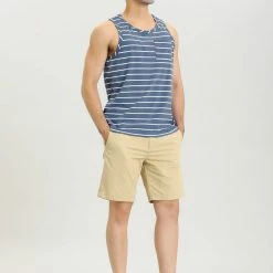Allegra K Men's Striped Round Neck Color Block Sleeveless Basic Tank Top With Pocket 53 Allegra K Men's Striped Round Neck Color Block Sleeveless Basic Tank Top With Pocket