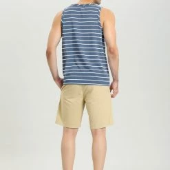 Allegra K Men's Striped Round Neck Color Block Sleeveless Basic Tank Top With Pocket 54 Allegra K Men's Striped Round Neck Color Block Sleeveless Basic Tank Top With Pocket