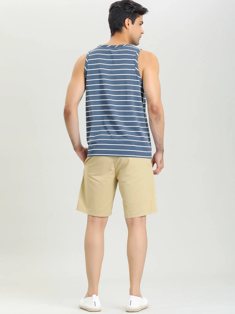 Allegra K Men's Striped Round Neck Color Block Sleeveless Basic Tank Top With Pocket 21 Allegra K Men's Striped Round Neck Color Block Sleeveless Basic Tank Top With Pocket