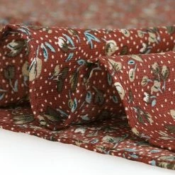 Allegra K Women's Floral V Neck Lace Trim Button Decor Prairie Dress 16 Allegra K Women's Floral V Neck Lace Trim Button Decor Prairie Dress