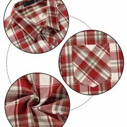 Allegra K Men's Check Shirts Long Sleeve Button Down Casual Western Plaid Shirt 75 Allegra K Men's Check Shirts Long Sleeve Button Down Casual Western Plaid Shirt