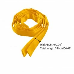 Allegra K Adjustable Self Tie Bowtie Bowknot For Women Men Solid Color Light Purple