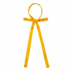 Allegra K Adjustable Self Tie Bowtie Bowknot For Women Men Solid Color Light Purple