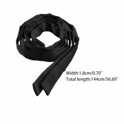 Allegra K Adjustable Self Tie Bowtie Bowknot For Women Men Solid Color Light Purple