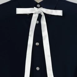 Allegra K Adjustable Self Tie Bowtie Bowknot For Women Men Solid Color Light Purple