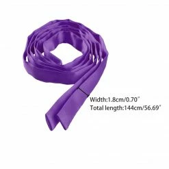 Allegra K Adjustable Self Tie Bowtie Bowknot For Women Men Solid Color Light Purple