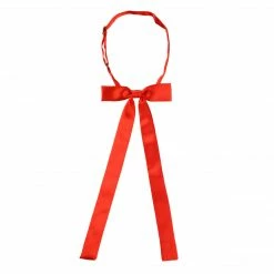 Allegra K Accessories Women's Pre-Tied Adjustable String Bow Tie Solid Color Uniform Bowties