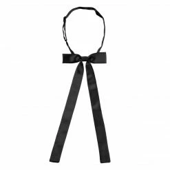 Allegra K Accessories Women's Pre-Tied Adjustable String Bow Tie Solid Color Uniform Bowties