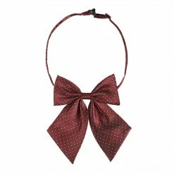 Allegra K Accessories Dots Pre-Tied Bowknot Bow Tie For Women Men Bowtie Adjustable Strap