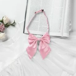 Allegra K Accessories Adjustable Solid Color Pre-tied Bowknot Uniform Bow Tie For Women Men Costume Accessory