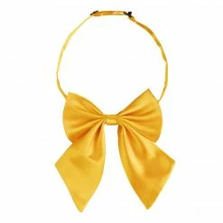 Allegra K Accessories Adjustable Solid Color Uniform Pre-tied Bowknot Halter Neck Bow Tie For Women