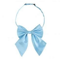 Allegra K Accessories Adjustable Solid Color Uniform Pre-tied Bowknot Halter Neck Bow Tie For Women