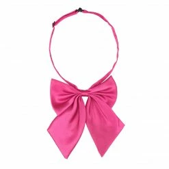 Allegra K Accessories Adjustable Solid Color Uniform Pre-tied Bowknot Halter Neck Bow Tie For Women
