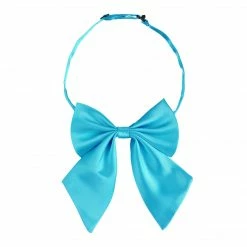 Allegra K Accessories Adjustable Solid Color Uniform Pre-tied Bowknot Halter Neck Bow Tie For Women