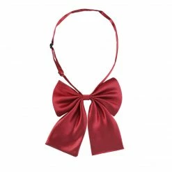 Allegra K Accessories Pre-Tied Bowknot Bow Tie For Women Adjustable Strap Bowtie Solid Color