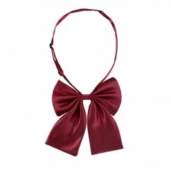Allegra K Accessories Pre-Tied Bowknot Bow Tie For Women Adjustable Strap Bowtie Solid Color
