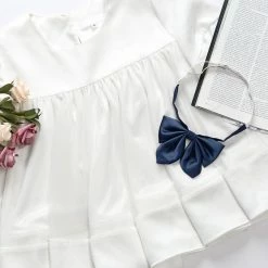 Allegra K Accessories Women‘s Pre-tied Solid Color Bowknot Bowties School Uniform Bow Tie