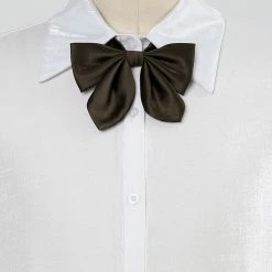 Allegra K Accessories Women‘s Pre-tied Solid Color Bowknot Bowties School Uniform Bow Tie