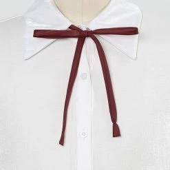 Allegra K Accessories Solid Color Bowtie Bowknot For Women Men Self Tie Bow Ties Adjustable