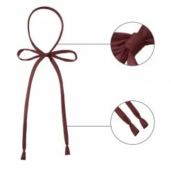 Allegra K Accessories Solid Color Bowtie Bowknot For Women Men Self Tie Bow Ties Adjustable