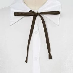 Allegra K Accessories Solid Color Bowtie Bowknot For Women Men Self Tie Bow Ties Adjustable