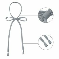 Allegra K Accessories Solid Color Bowtie Bowknot For Women Men Self Tie Bow Ties Adjustable