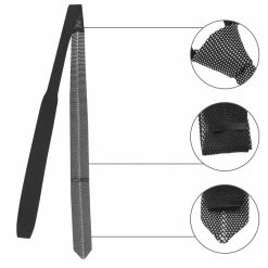 Allegra K Knitted Neckties For Men Regular Tie Heart Print Ties