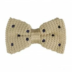 Allegra K Men's Pre-tied Polka Dots Bowties Adjustable Strap Knitted Bow Tie Accessories