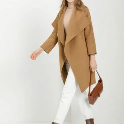 Allegra K Women's Elegant Shawl Collar Lapel Long Sleeve Belted Winter Wrap Coat With Pockets 39 Allegra K Women's Elegant Shawl Collar Lapel Long Sleeve Belted Winter Wrap Coat With Pockets