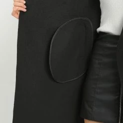 Allegra K Women's Elegant Shawl Collar Lapel Long Sleeve Belted Winter Wrap Coat With Pockets 35 Allegra K Women's Elegant Shawl Collar Lapel Long Sleeve Belted Winter Wrap Coat With Pockets