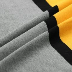 Allegra K Men's Summer Color Block Polo Golf Short Sleeves Regular Fit Striped T Shirt