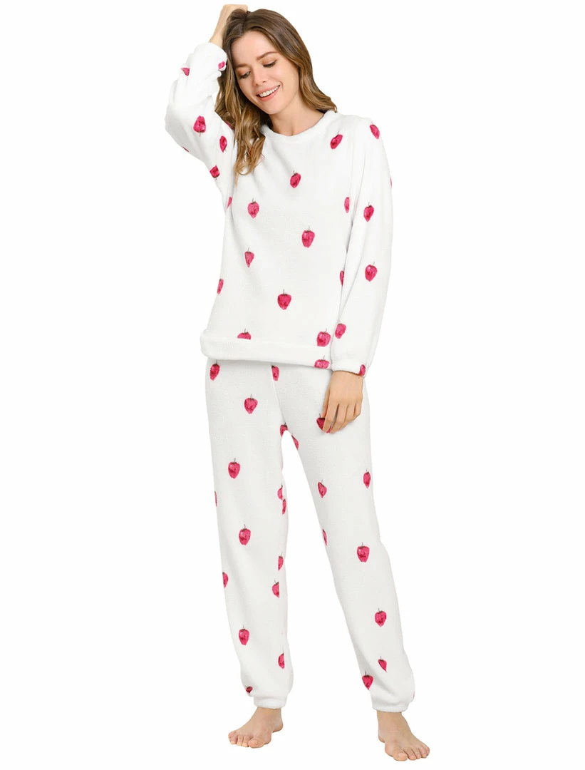 Allegra K Winter Flannel Pajama Sets For Women Cute Printed Long Sleeve Nightwear Top And Pants Loungewear Soft Sleepwears 52 Allegra K Winter Flannel Pajama Sets For Women Cute Printed Long Sleeve Nightwear Top And Pants Loungewear Soft Sleepwears