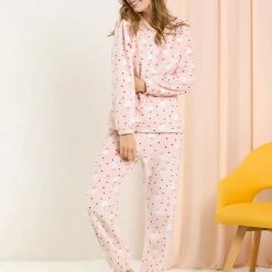 Allegra K Winter Flannel Pajama Sets For Women Cute Printed Long Sleeve Nightwear Top And Pants Loungewear Soft Sleepwears 89 Allegra K Winter Flannel Pajama Sets For Women Cute Printed Long Sleeve Nightwear Top And Pants Loungewear Soft Sleepwears