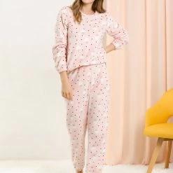 Allegra K Winter Flannel Pajama Sets For Women Cute Printed Long Sleeve Nightwear Top And Pants Loungewear Soft Sleepwears 90 Allegra K Winter Flannel Pajama Sets For Women Cute Printed Long Sleeve Nightwear Top And Pants Loungewear Soft Sleepwears