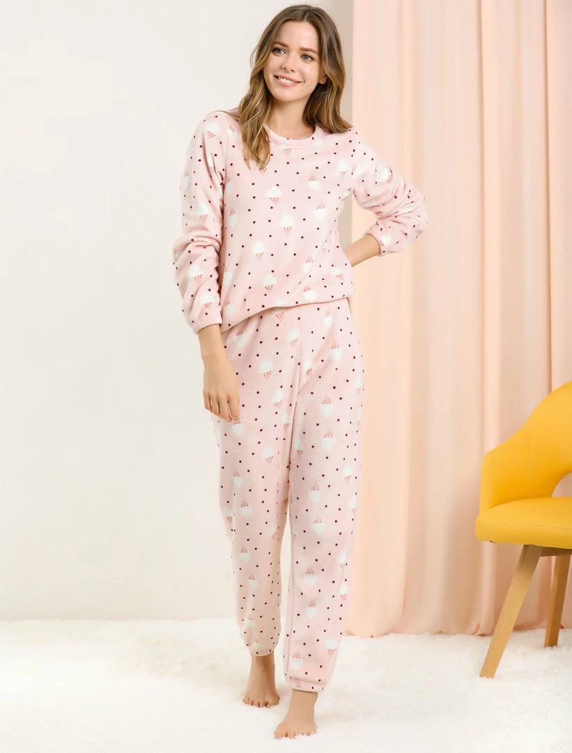 Allegra K Winter Flannel Pajama Sets For Women Cute Printed Long Sleeve Nightwear Top And Pants Loungewear Soft Sleepwears 36 Allegra K Winter Flannel Pajama Sets For Women Cute Printed Long Sleeve Nightwear Top And Pants Loungewear Soft Sleepwears