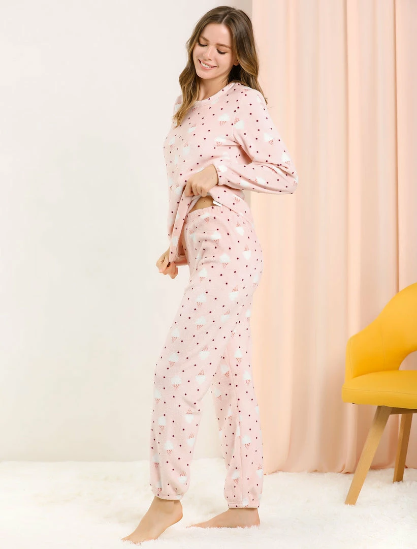 Allegra K Winter Flannel Pajama Sets For Women Cute Printed Long Sleeve Nightwear Top And Pants Loungewear Soft Sleepwears 37 Allegra K Winter Flannel Pajama Sets For Women Cute Printed Long Sleeve Nightwear Top And Pants Loungewear Soft Sleepwears