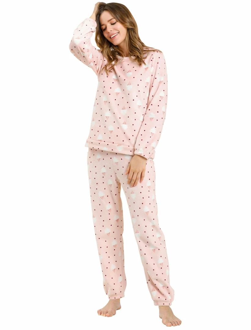 Allegra K Winter Flannel Pajama Sets For Women Cute Printed Long Sleeve Nightwear Top And Pants Loungewear Soft Sleepwears 34 Allegra K Winter Flannel Pajama Sets For Women Cute Printed Long Sleeve Nightwear Top And Pants Loungewear Soft Sleepwears