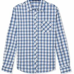 Allegra K Men's Check Shirts Long Sleeve Button Down Casual Western Plaid Shirt 65 Allegra K Men's Check Shirts Long Sleeve Button Down Casual Western Plaid Shirt
