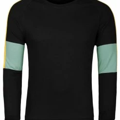 Allegra K Men's Color Block Sweatshirt Crew Neck Long Sleeves Pullover Jumper T-Shirt