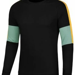 Allegra K Men's Color Block Sweatshirt Crew Neck Long Sleeves Pullover Jumper T-Shirt