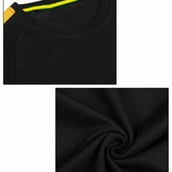 Allegra K Men's Color Block Sweatshirt Crew Neck Long Sleeves Pullover Jumper T-Shirt