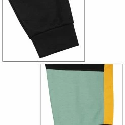 Allegra K Men's Color Block Sweatshirt Crew Neck Long Sleeves Pullover Jumper T-Shirt