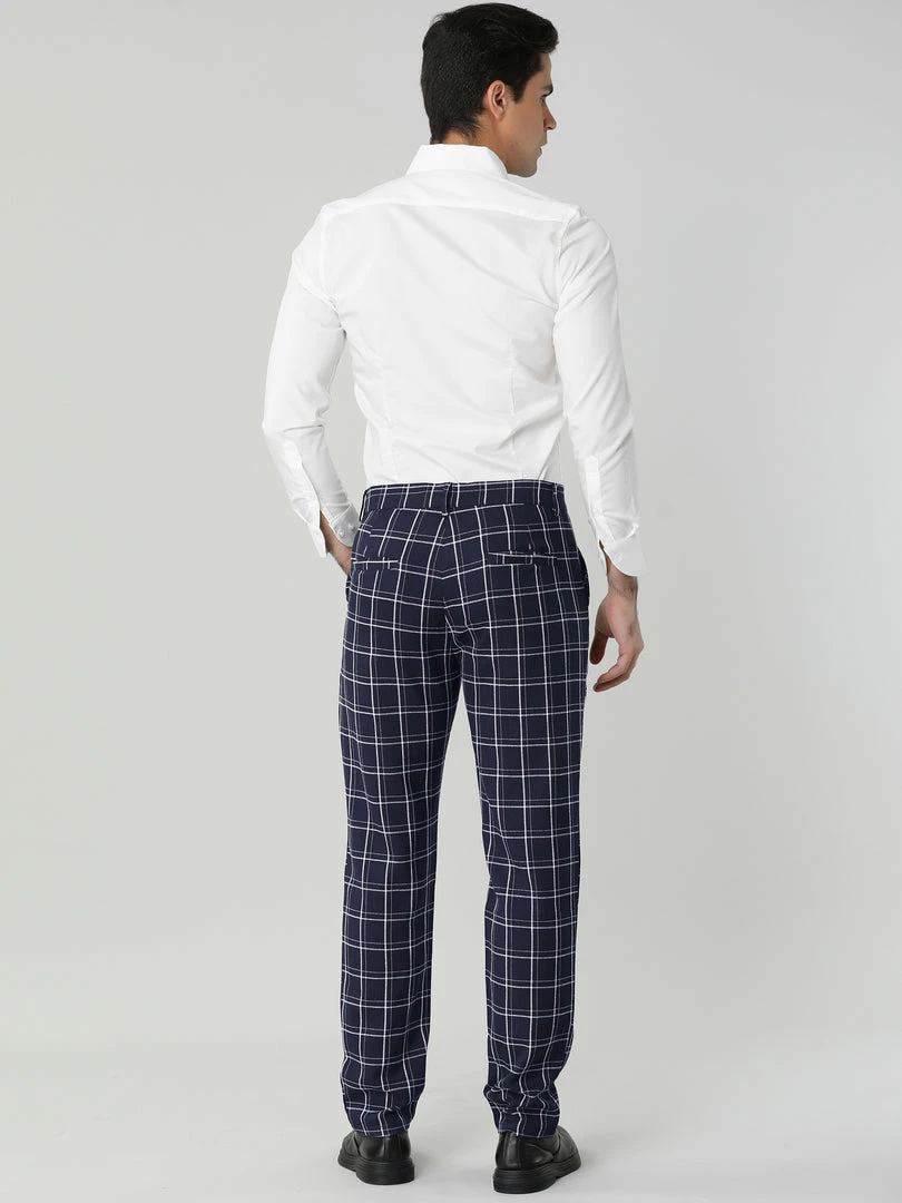 Allegra K Men's Dress Plaid Pants Slim Fit Flat Front Check Business Trouser 16 Allegra K Men's Dress Plaid Pants Slim Fit Flat Front Check Business Trouser