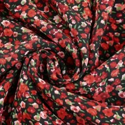 Allegra K Women's Smocked Puff Sleeve Ruffle Peplum Ditsy Floral Top Blouse