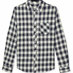Allegra K Men's Check Shirts Long Sleeve Button Down Casual Western Plaid Shirt 59 Allegra K Men's Check Shirts Long Sleeve Button Down Casual Western Plaid Shirt