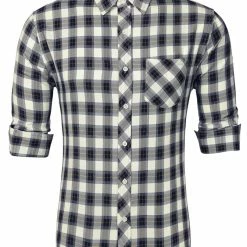 Allegra K Men's Check Shirts Long Sleeve Button Down Casual Western Plaid Shirt 58 Allegra K Men's Check Shirts Long Sleeve Button Down Casual Western Plaid Shirt