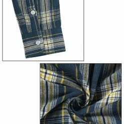 Allegra K Men's Check Shirts Long Sleeve Button Down Casual Western Plaid Shirt 57 Allegra K Men's Check Shirts Long Sleeve Button Down Casual Western Plaid Shirt